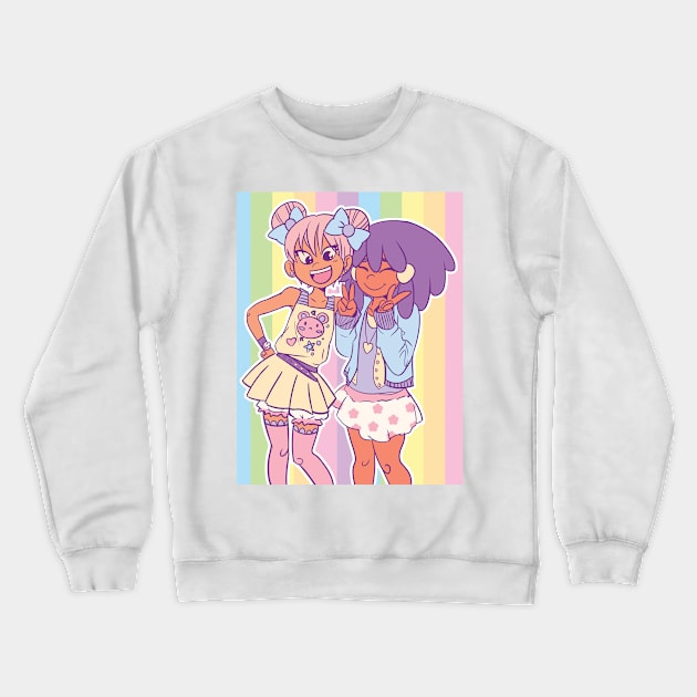 BFFs Crewneck Sweatshirt by starjelli